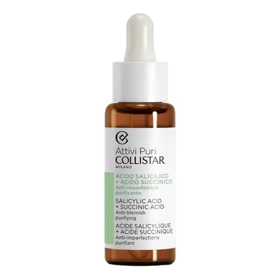 Collistar Pleťové sérum Attivi Puri Salicylic Acid + Succinic Acid 30 ml