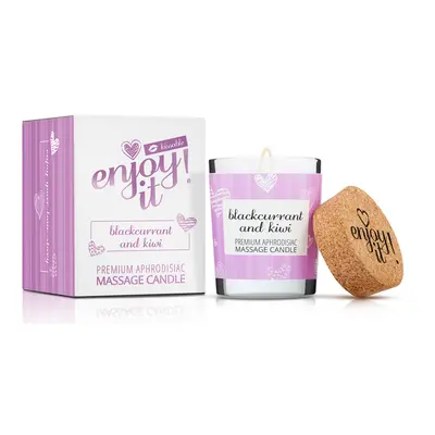 Magnetifico Power Of Pheromones Masážní svíčka Enjoy it! Blackcurrant and Kiwi (Massage Candle) 