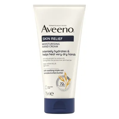 Aveeno Hydratační krém na ruce bez parfemace Skin Relief (Moisturising Hand Cream) 75 ml