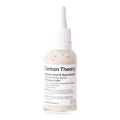 Carbon Theory Denní pleťové sérum Succinic Acid & Niacinamide (Re-surfacing Day Serum) 30 ml