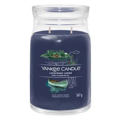 Yankee Candle Aromatická svíčka Signature sklo velké Lakefront Lodge 567 g