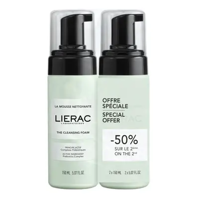 Lierac Sada čisticích pleťových pěn (The Cleansing Foam) 2 x 150 ml