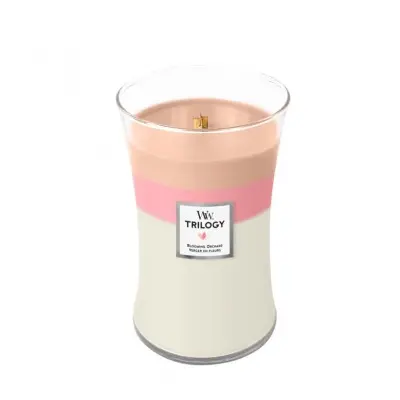 WoodWick Vonná svíčka váza Trilogy Blooming Orchard 609,5 g