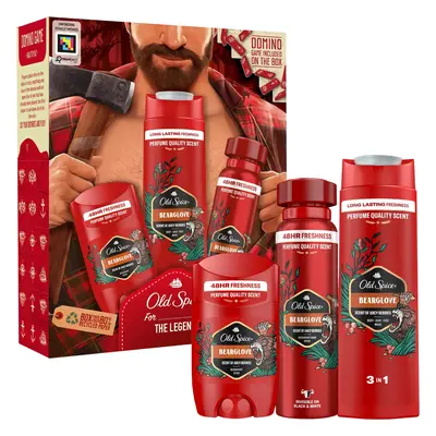 Old Spice Dárková sada péče o tělo Bearglove For The Legend