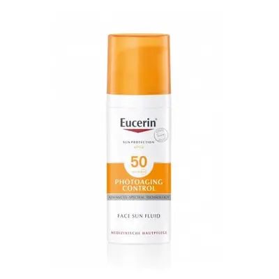 Eucerin Emulze na opalování proti vráskám Photoaging Control SPF 50 (Face Sun Fluid) 50 ml