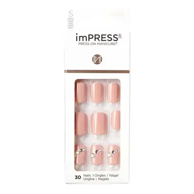 KISS Samolepící nehty imPRESS Nails Crystal Blossom 30 ks