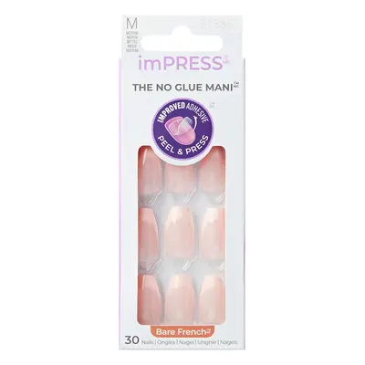 KISS Samolepící nehty ImPRESS Nails - Genuine 30 ks