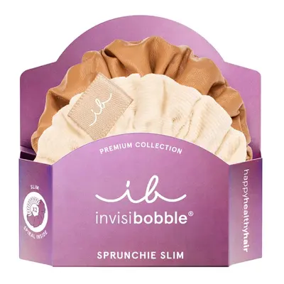 Invisibobble Gumička do vlasů Sprunchie Slim Premium Creme de Caramel 2 ks