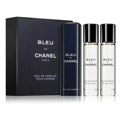 Chanel Bleu De Chanel - EDP 20 ml (plnitelný flakon) + náplň 2 x 20 ml