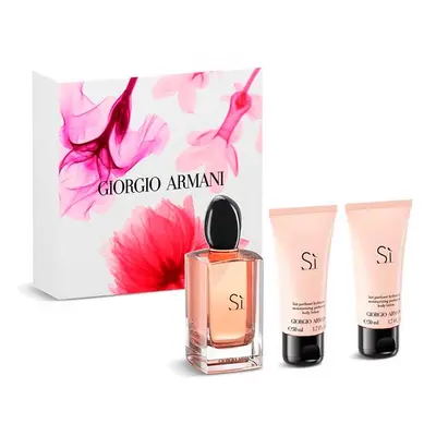 Giorgio Armani Sì - EDP 100 ml + sprchový gel 50 ml + tělové mléko 50 ml