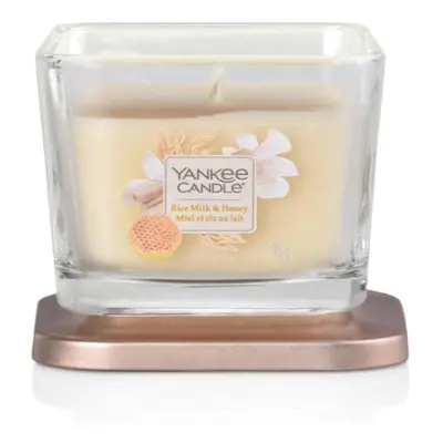 Yankee Candle Aromatická svíčka malá hranatá Rice Milk & Honey 96 g