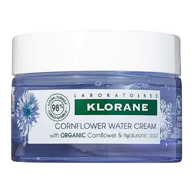 Klorane Hydratační krém na obličej s BIO chrpou (Cornflower Water Cream) 50 ml