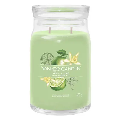 Yankee Candle Aromatická svíčka Signature sklo velké Vanilla Lime 567 g