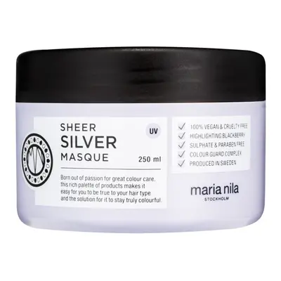 Maria Nila Vyživující maska pro blond vlasy Sheer Silver (Masque) 250 ml