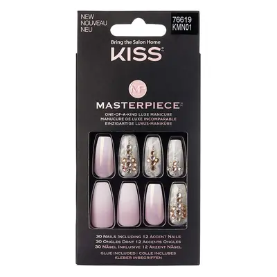 KISS Nalepovací nehty Masterpiece Nails Kitty Gurl 30 ks