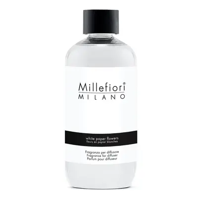 Millefiori Milano Náhradní náplň do aroma difuzéru Natural Květiny z bílého papíru 250 ml