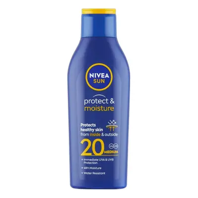 Nivea Hydratační mléko na opalování SPF 20 Sun (Protect & Moisture Lotion) 200 ml