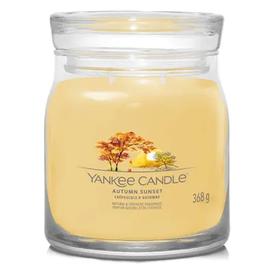 Yankee Candle Aromatická svíčka Signature sklo střední Autumn Sunset 368 g