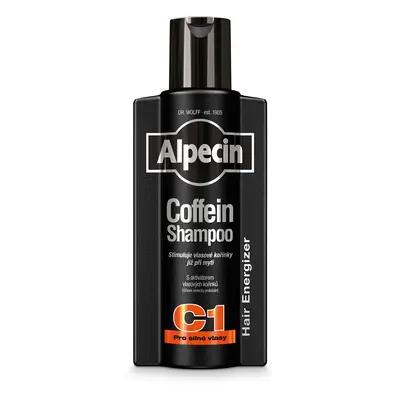 Alpecin Kofeinový šampon proti vypadávání vlasů C1 Black Edition (Coffein Shampoo) 375 ml