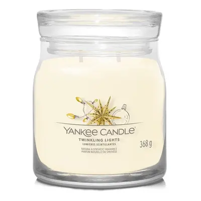 Yankee Candle Aromatická svíčka Signature sklo střední Twinkling Lights 368 g