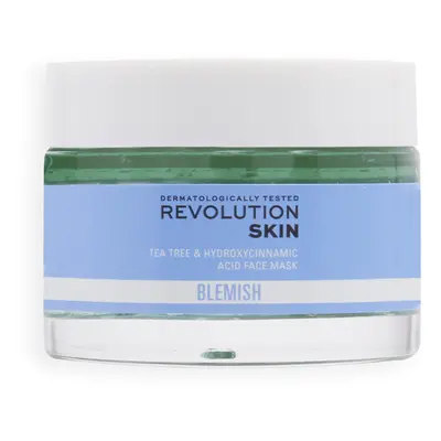 Revolution Skincare Maska pro mastnou pleť Blemish (Tea Tree & Hydroxycinnamic Acid Gel Mask) 50