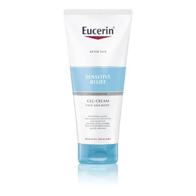 Eucerin Regenerační gelový krém po opalování Sensitive Relief (Gel-Cream Face and Body) 200 ml