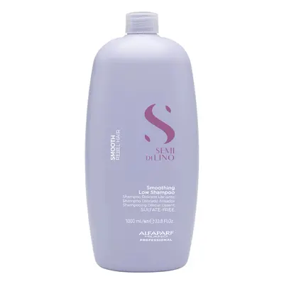 Alfaparf Milano Uhlazující šampon pro nepoddajné vlasy Semi Di Lino Smooth (Smoothing Low Shampo