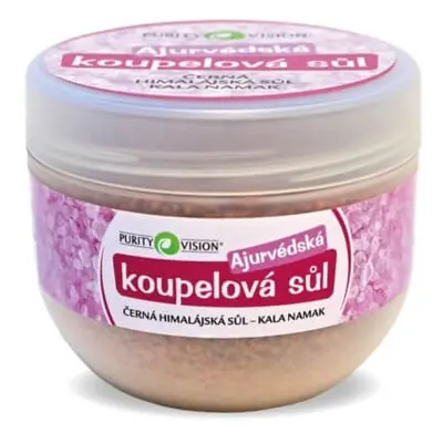 Purity Vision Ajurvédská koupelová sůl (Černá himalájská sůl – Kala Namak) 500 g