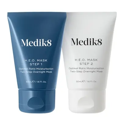 Medik8 Dvoufázová noční pleťová maska H.E.O Mask (Two-Step Overnight Mask) 2 x 50 ml