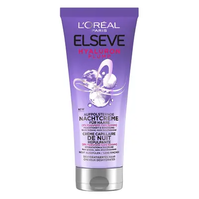 L´Oréal Paris Vyplňující noční krém na vlasy Elseve Hyaluron Plump (Plumping Night Cream) 200 ml