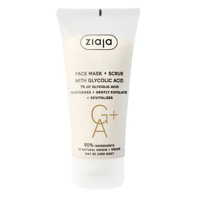 Ziaja Peelingová maska s kyselinou glykolovou (Face Mask + Scrub) 55 ml