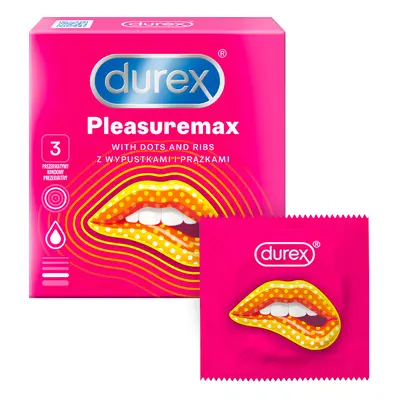 Durex Kondomy Pleasuremax 3 ks