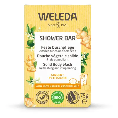 Weleda Citrusové osvěžující mýdlo Ginger + Petitgrain (Shower Bar) 75 g