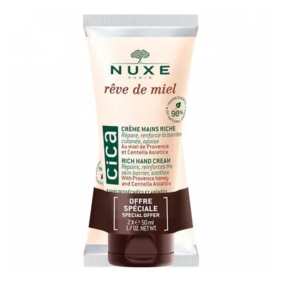 Nuxe Sada krémů na ruce Rêve De Miel Cica (Rich Hand Cream) 2 x 50 ml