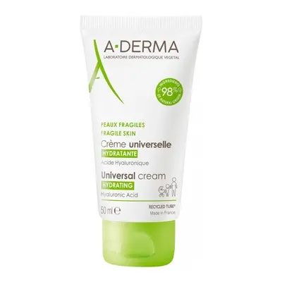 A-DERMA Hydratační krém s kyselinou hyaluronovou (Hydrating Universal Cream) 50 ml