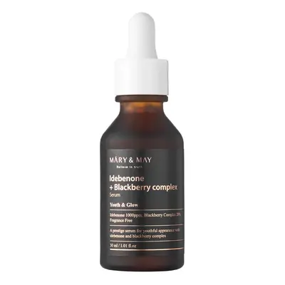 MARY & MAY Antioxidační pleťové sérum Idebenone + Blackberry Complex (Serum) 30 ml