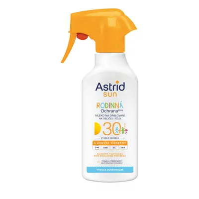 Astrid Rodinné mléko ve spreji na opalování sprej SPF 30 Sun 270 ml