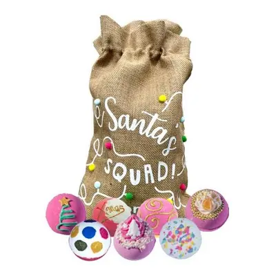 Bomb Cosmetics Dárková sada Santa`s Squad Bath Bomb Sack Set