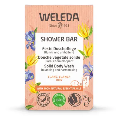 Weleda Květinové vonné mýdlo Ylang Ylang + Iris (Shower Bar) 75 g