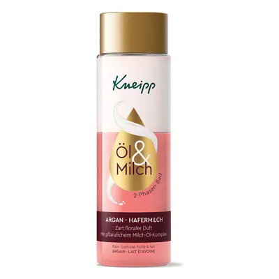 Kneipp Dvoufázový olej do koupele s arganovým olejem a rýžovým mlékem (Argan Oil & Oat Milk Bath