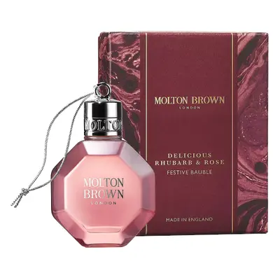 Molton Brown Koupelový a sprchový gel Delicious Rhubarb & Rose Festive Bauble (Bath & Shower Gel