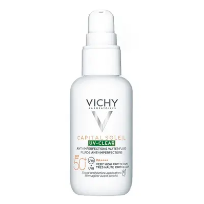 Vichy Fluid proti nedokonalostem pleti SPF 50+ Capital Soleil UV-Clear (Anti-Imperfections Water