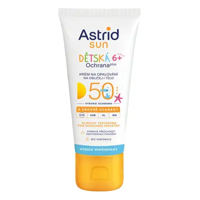 Astrid Dětský krém na obličej a tělo na opalování SPF 50 Sun 75 ml