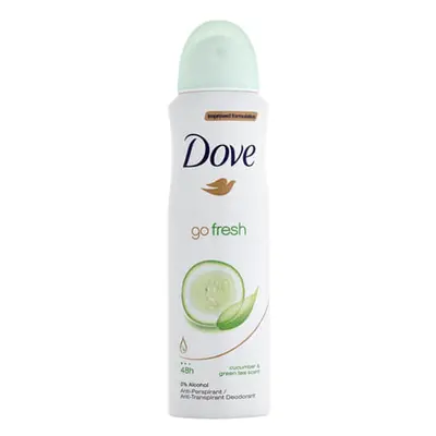 Dove Antiperspirant ve spreji Go Fresh s vůní okurky a zeleného čaje (Cucumber & Green Tea Scent