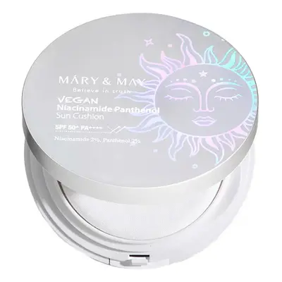 MARY & MAY Sluneční ochrana SPF 50+ Vegan Niacinamide Panthenol (Sun Cushion) 25 g