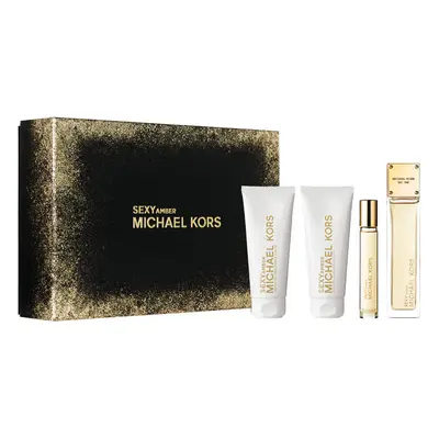 Michael Kors Sexy Amber - EDP 100 ml + sprchový gel 100 ml + tělové mléko 100 ml + EDP 10 ml