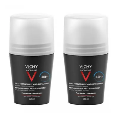 Vichy Sada deodorantů pro citlivou pokožku Homme 48H Deo roll-on (Anti-Transpirant Extra Sensiti