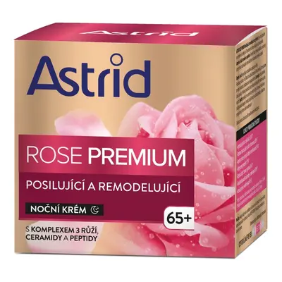 Astrid Posilující a remodelující noční krém Rose Premium 50 ml