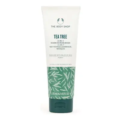 The Body Shop Čisticí exfoliační maska Tea Tree (3 in 1 Wash, Scrub, Mask) 125 ml