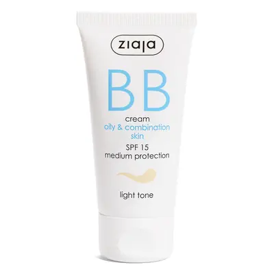 Ziaja BB krém pro mastnou a smíšenou pleť SPF 15 Light Tone (BB Cream) 50 ml